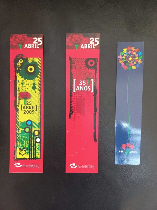Marcadores de Livros. Coleção 25 de Abril.