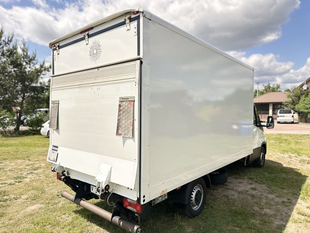 Zabudowa kontener winda Saxas Iveco Daily 35s 3.5T pojedyncze koło!