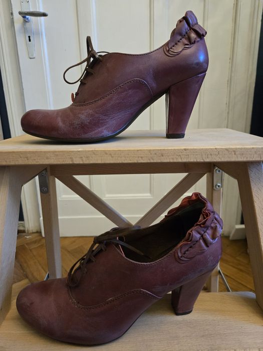 Oryginalne, fioletowe pantofle Gino Rossi