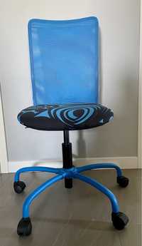 Krzeslo obrotowe Ikea Niebieskie