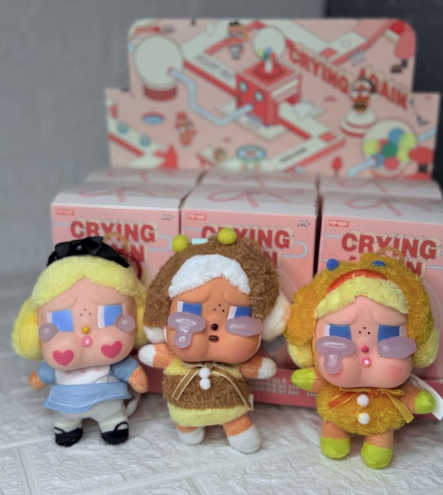 Crybaby ‼️ Іграшка-сюрприз брелок Popmart серія Crying Again Крайбейбі