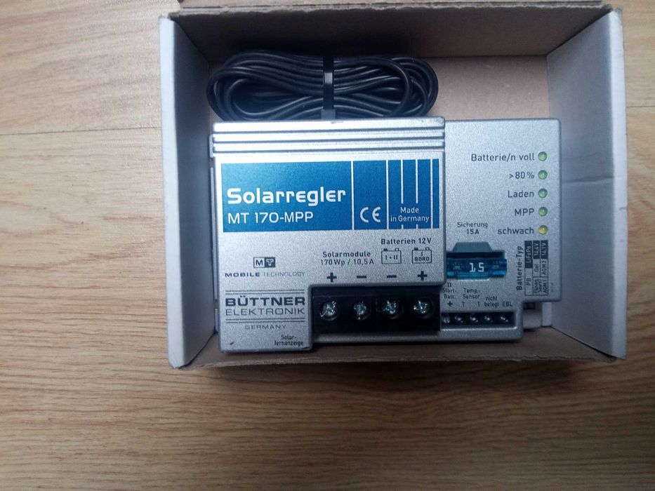 Regulator ładowania solara 12V Buttner MT MPP 170 i MT-230 PP