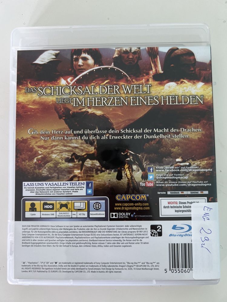 Dragon’s dogma dragons ps3 playstation 3