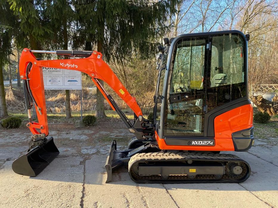 Kubota Kx027-4 | 2017rok | 1737 mtg | mały przebieg! | super stan I FV  KUBOTA Kx027-4, KX61-3, U25-3, U27-4, BOBCAT E25, JCB 8026