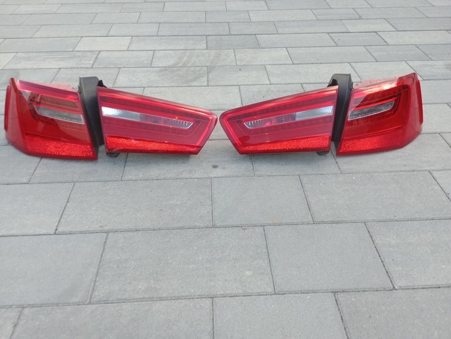 Lampy tyl komplet audi a6 c7 2013