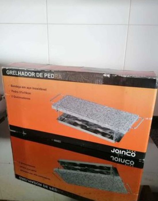 Grelhador bife na pedra