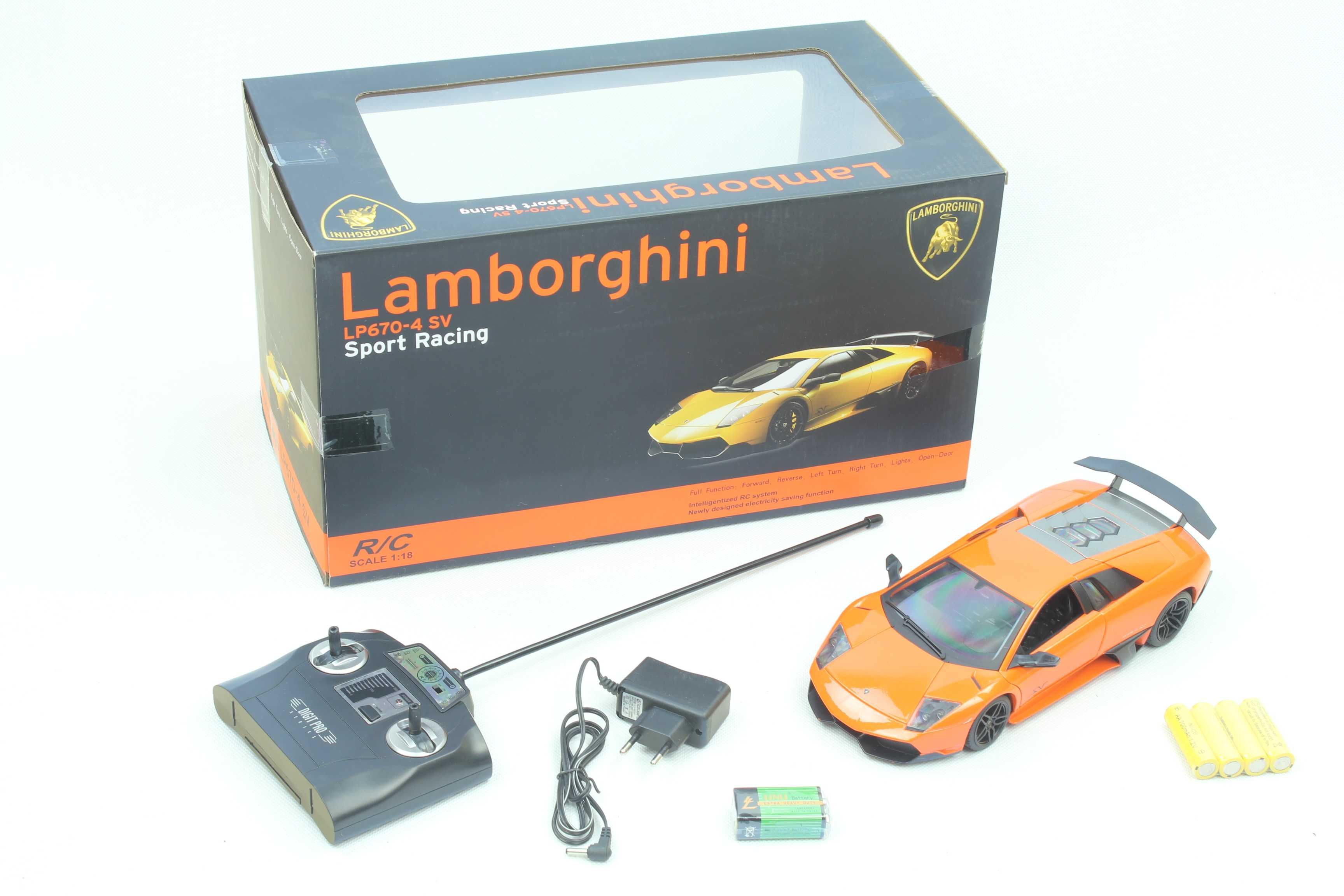 zdalnie sterowany samochód auto sportowe LAMBORGHINI RC 1:18