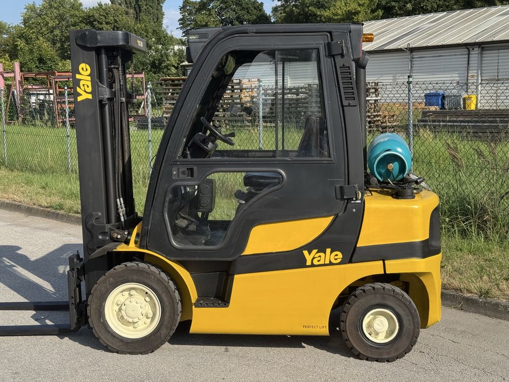 YALE [2018r] wózek widłowy 2500kg KABINA PRZESUW Salon PL UDT 15393mth