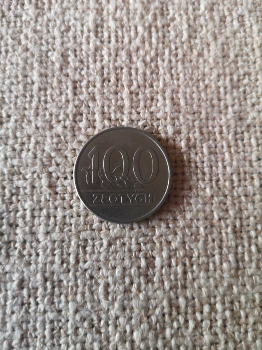 Moneta  100  zl okazjonalna z 1990