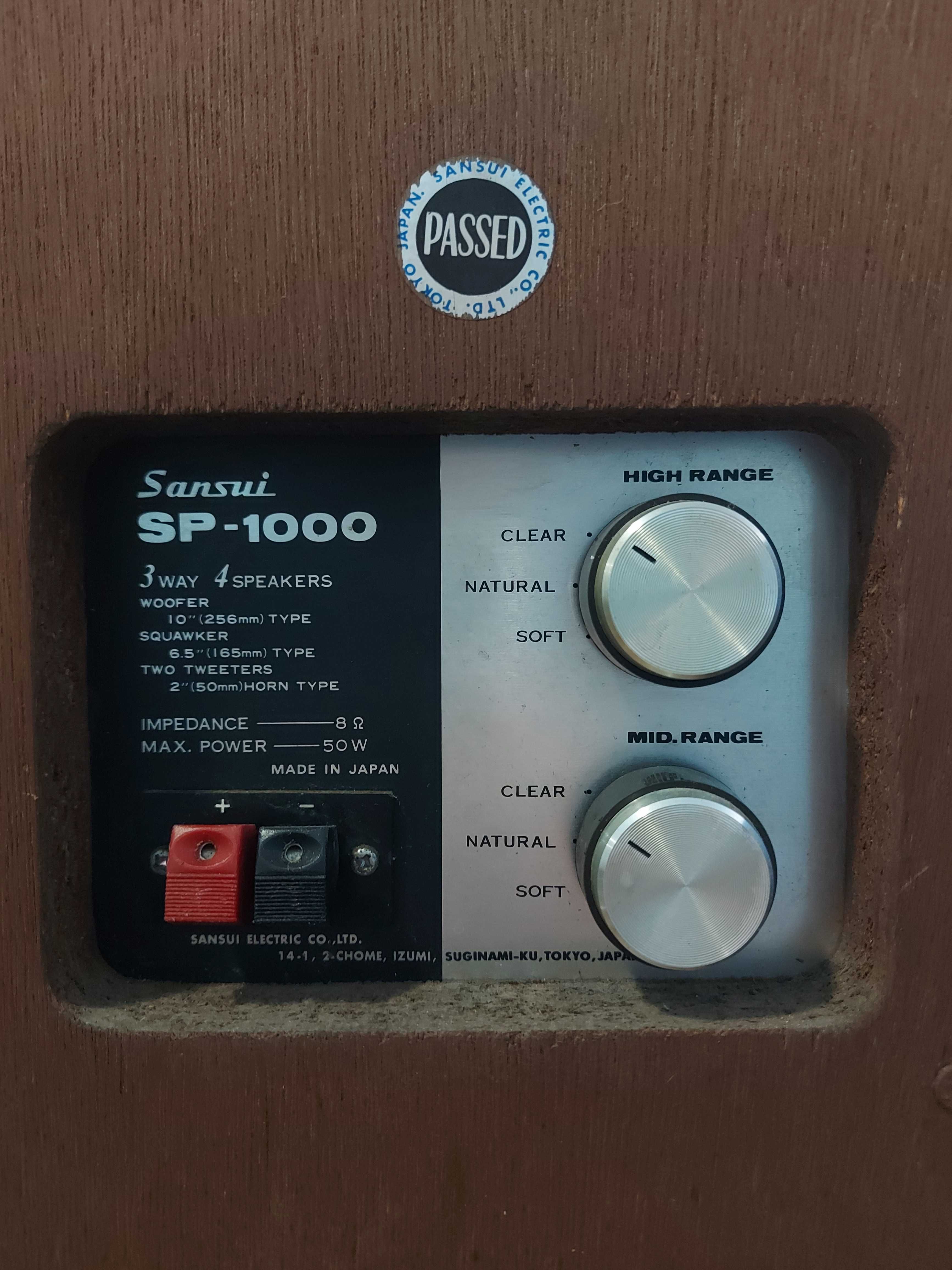 Colunas Sansui SP-1000 – Vintage Hi-Fi (Como Novas)