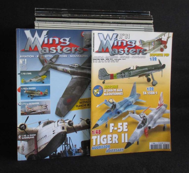 Revistas Wing Masters nº 1 ao 81
