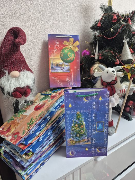 Пакет подарунковий 27×17  10 штук за 50 грн