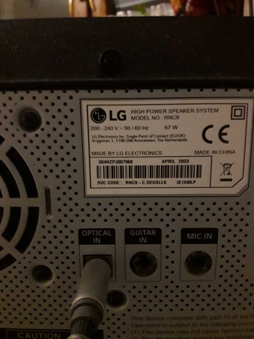 Głośnik LG Xboom rcn9