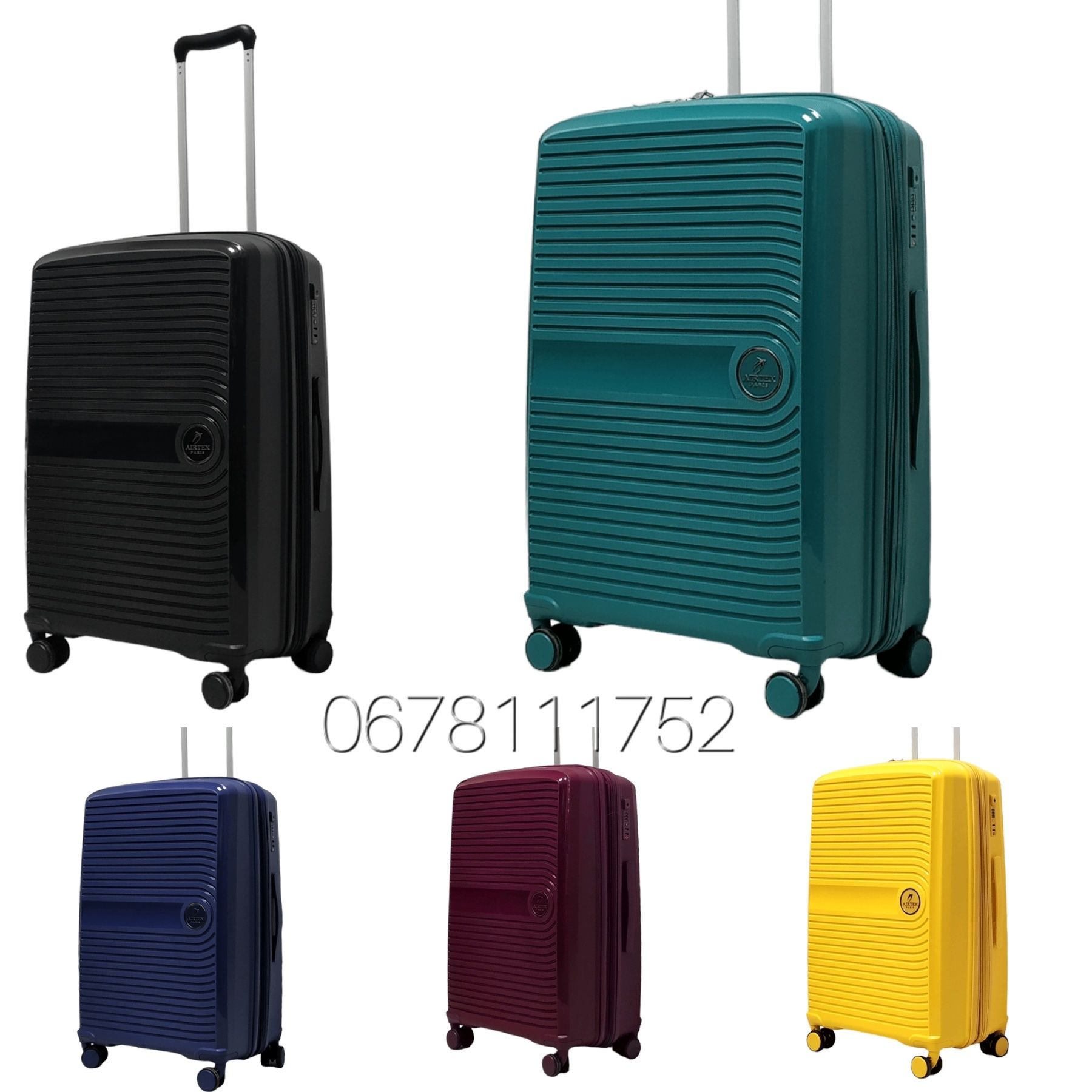 AIRTEX 223 Франція 100% поліпропилен валізи чемоданы сумки на колесах