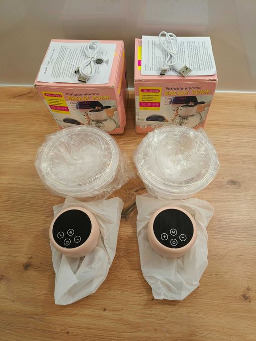 Laktator elektryczny 2szt samonośny muszlowy podwójny 24mm