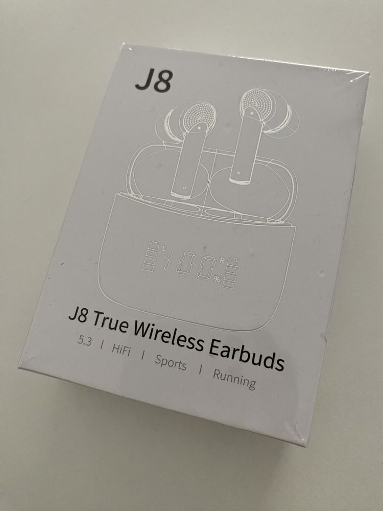 NOVO! Selado! Auriculares J8 HiFi Wireless - Classe energética A+++