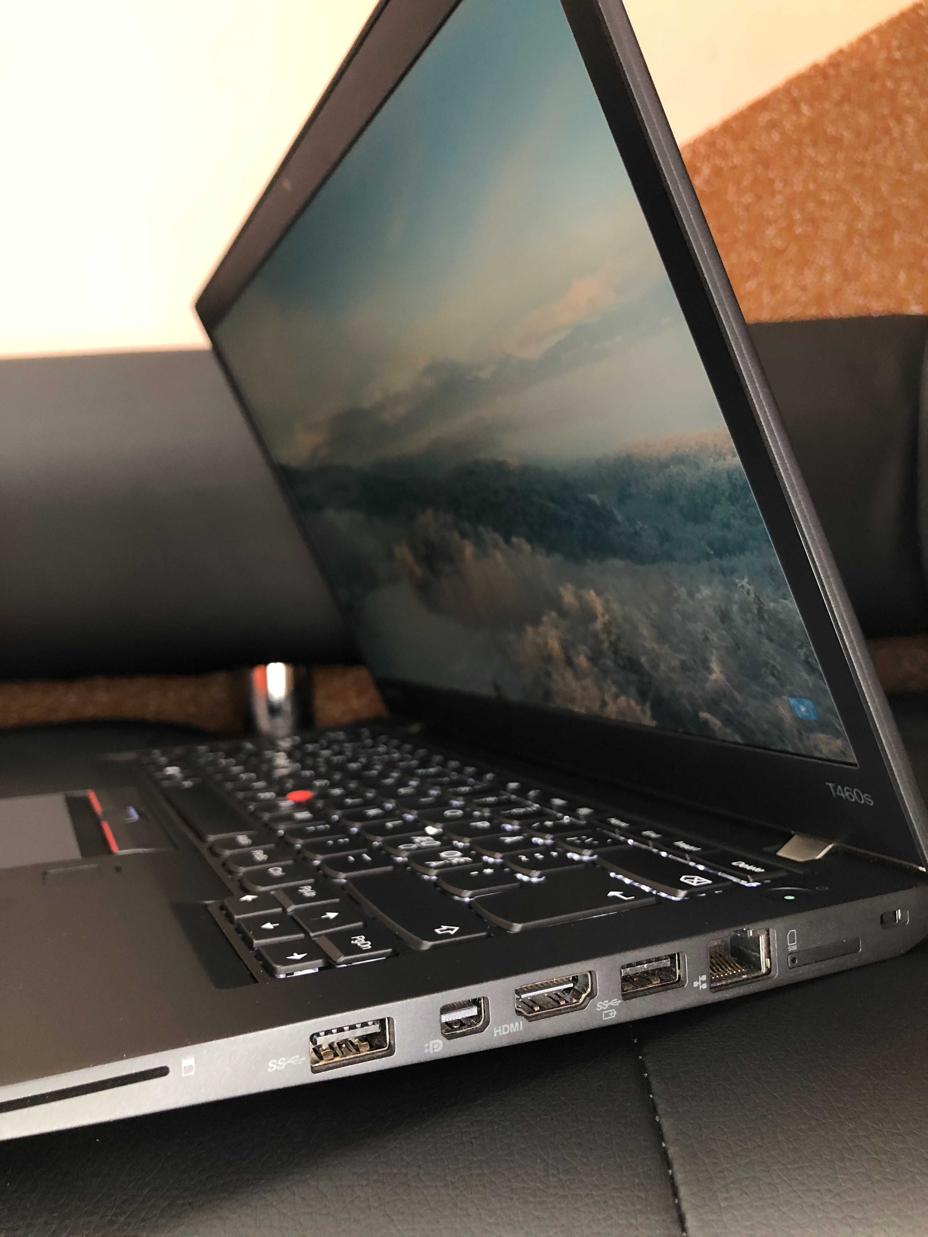 Ноутбук Lenovo ThinkPad T460s/14"FHD/i5-6/8GB/256GB/Гарантія