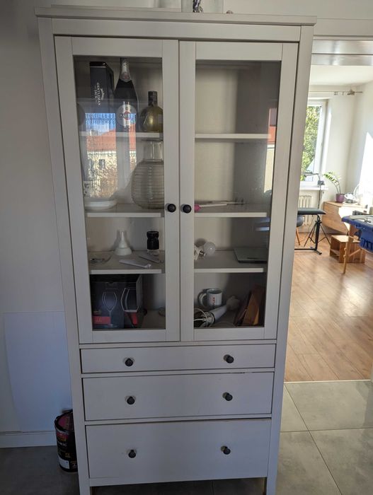 Witryna Hemnes Ikea biała