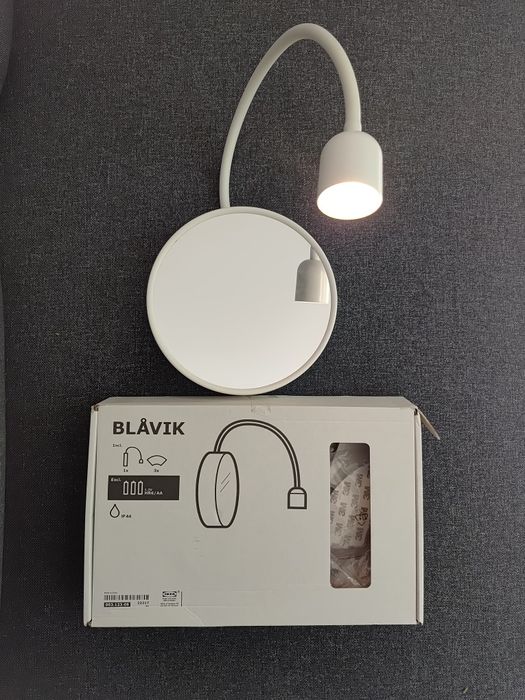 Lustro ikea led łazienkowe Blavik