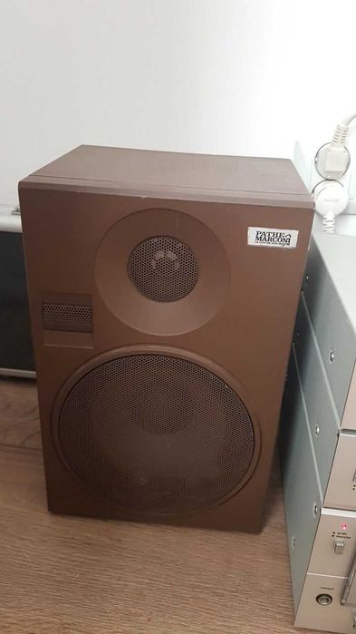 Pathe Marconi  Wzmacniacz Ampli +Radio+ Magnetofon kasetowy+2głośniki