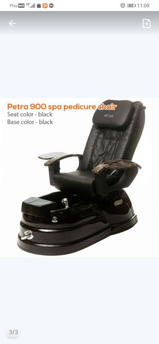 Fotel do pedicure z masażem