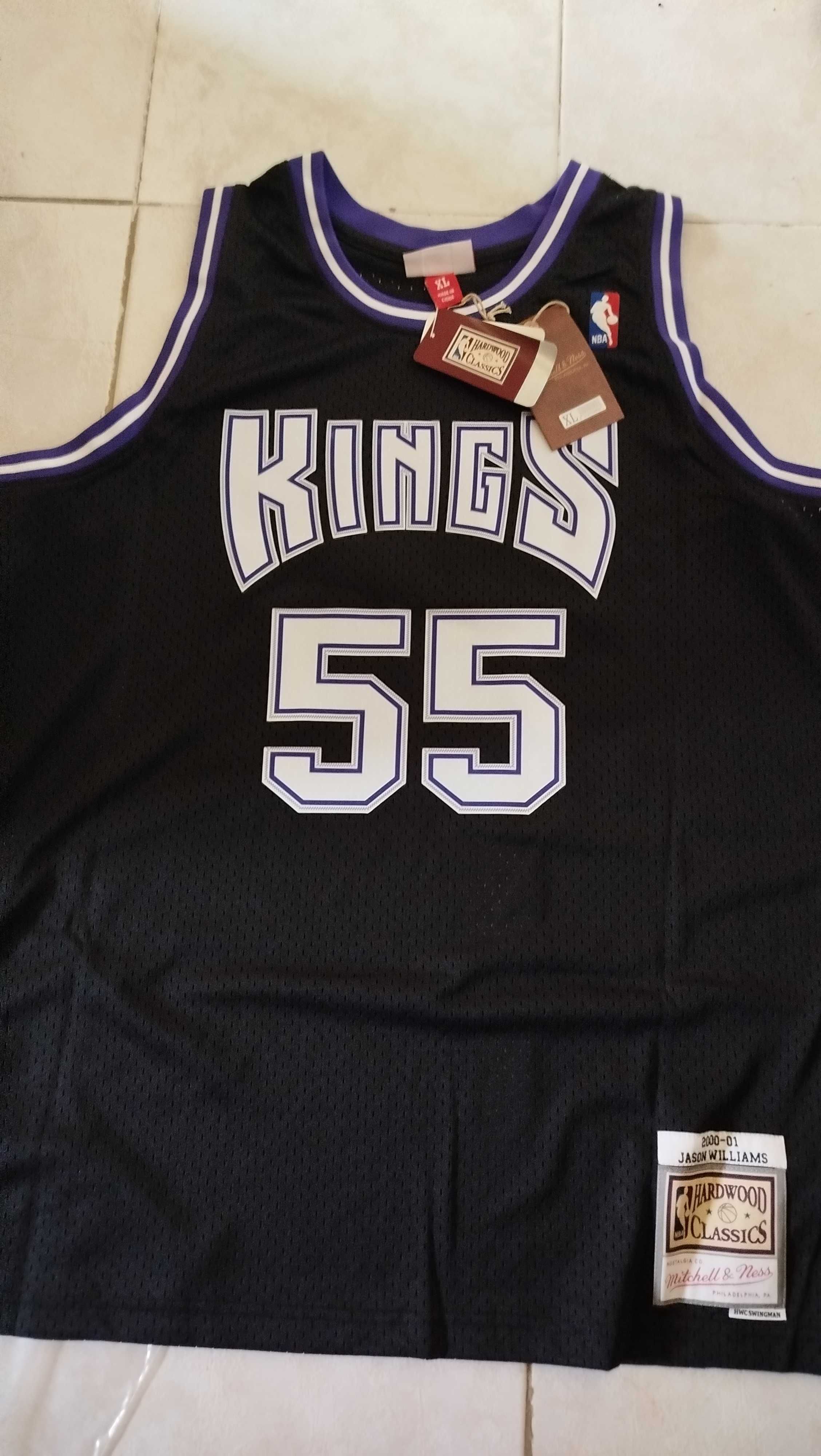 Camisola Williams 55 Kings nova L e XL