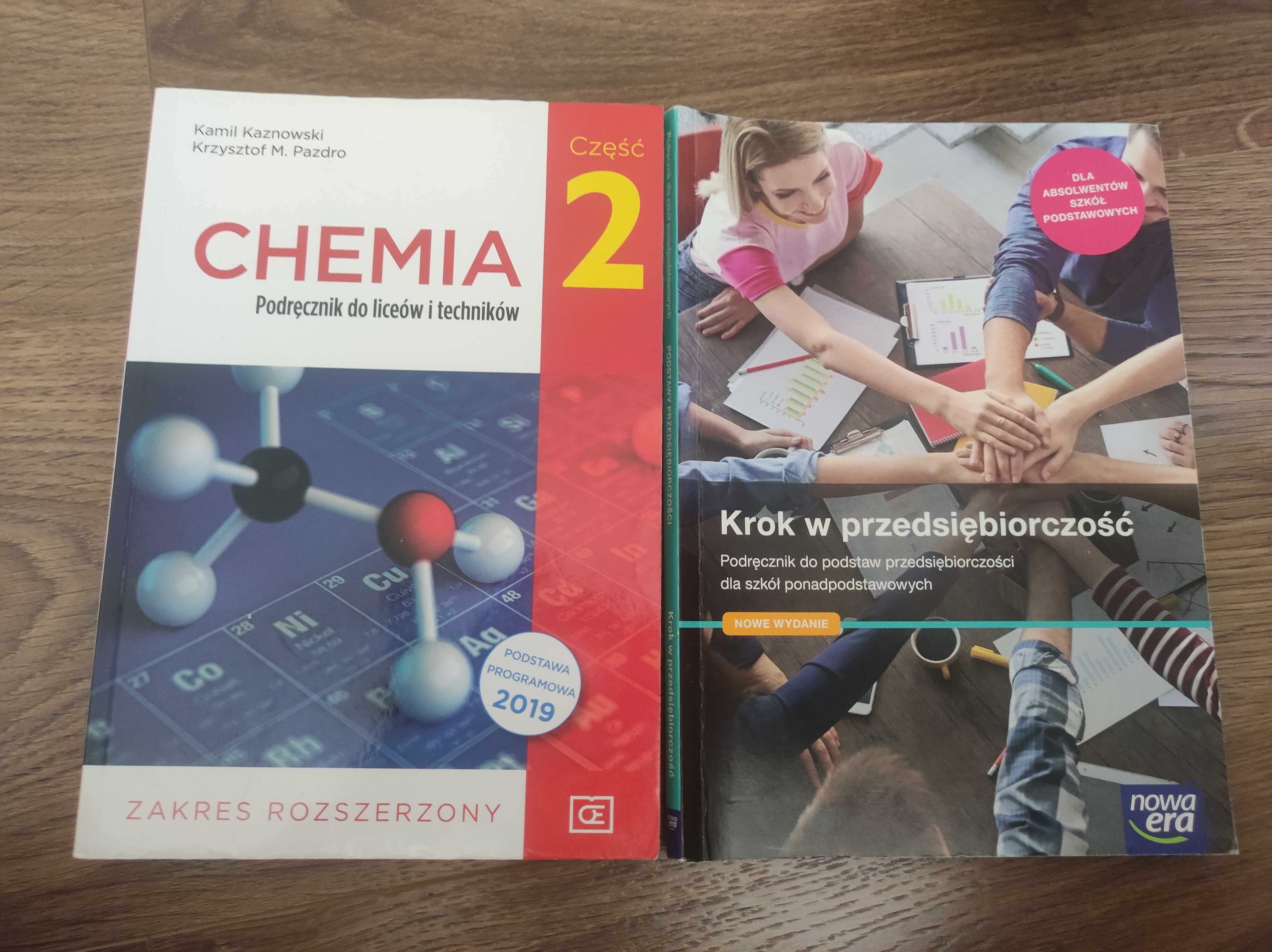 Zestaw podręczników Chemia i przedsiębiorczość