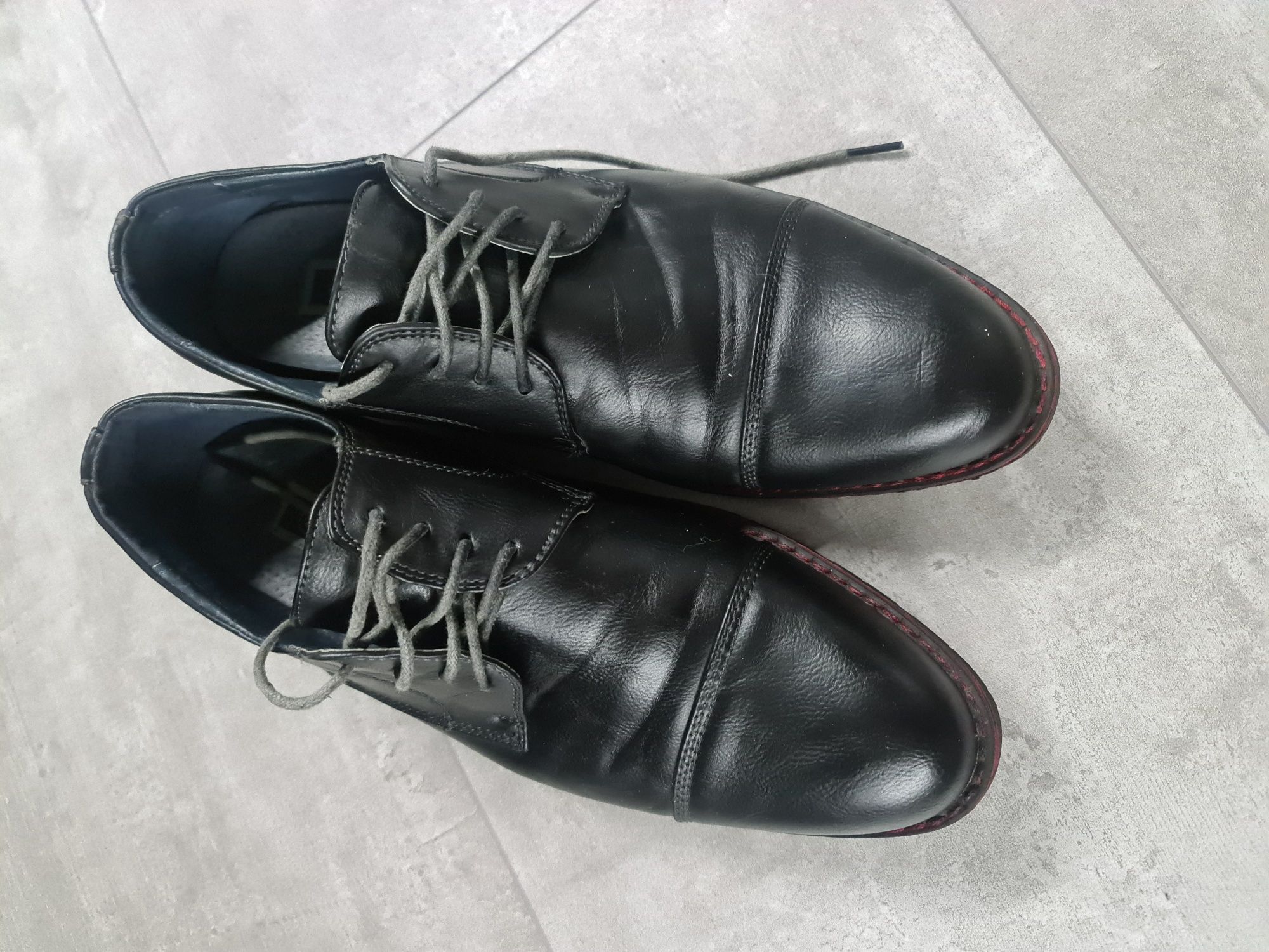 Vapiano pantofle męskie czarne r. 42 wkładka 29 cm
