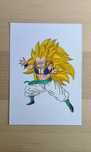 Desenho Dragon Ball Z – Gotenks Super Saiyan 3 (Original & Digital)