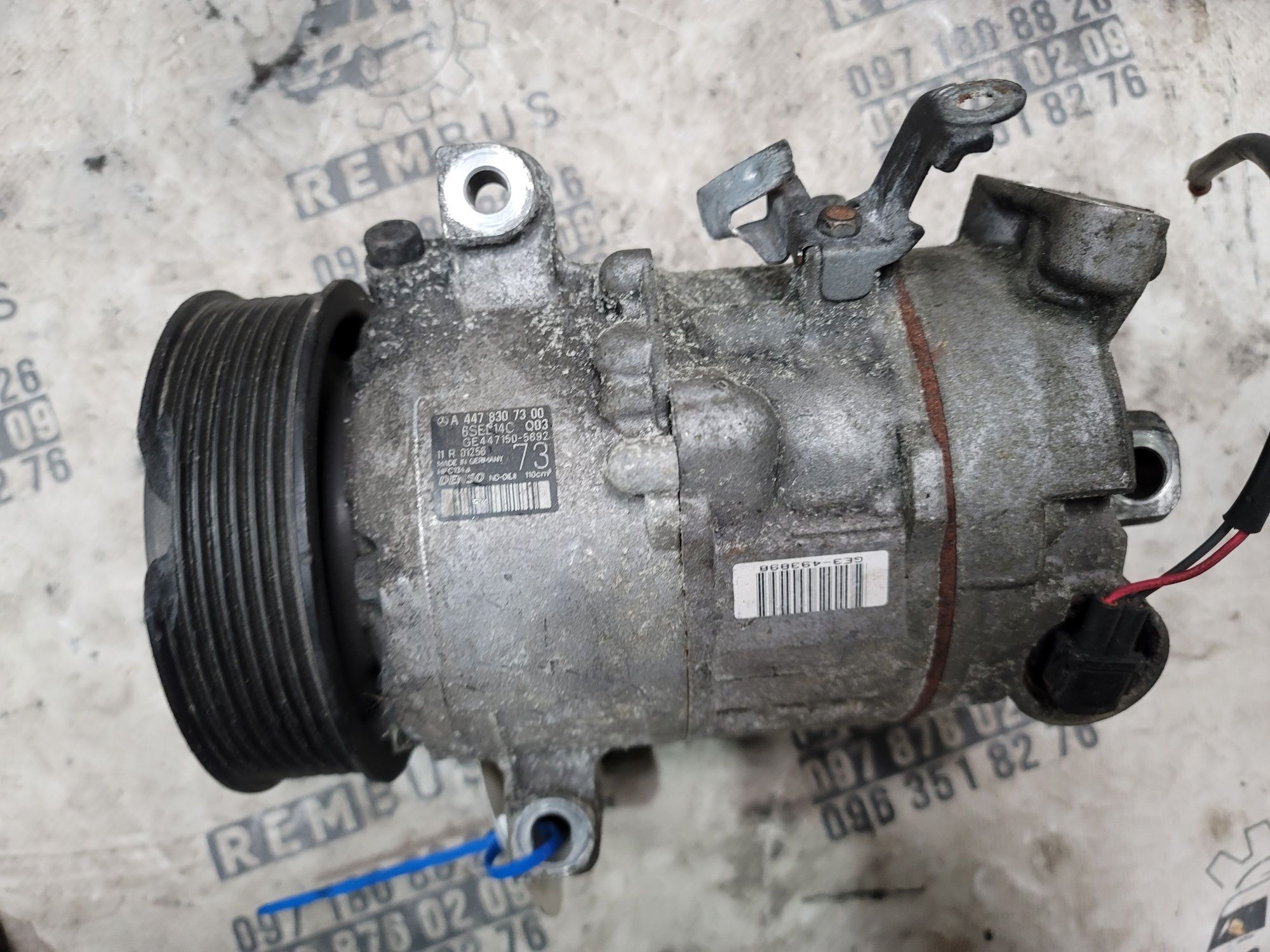 Компресор кондиціонера MB Vito w44446 1.6 cdi Megan scenic