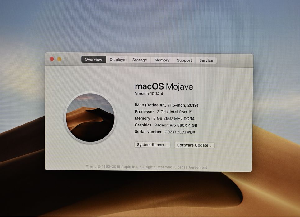 Apple iMac Retina 4K 21,5″ (2019)