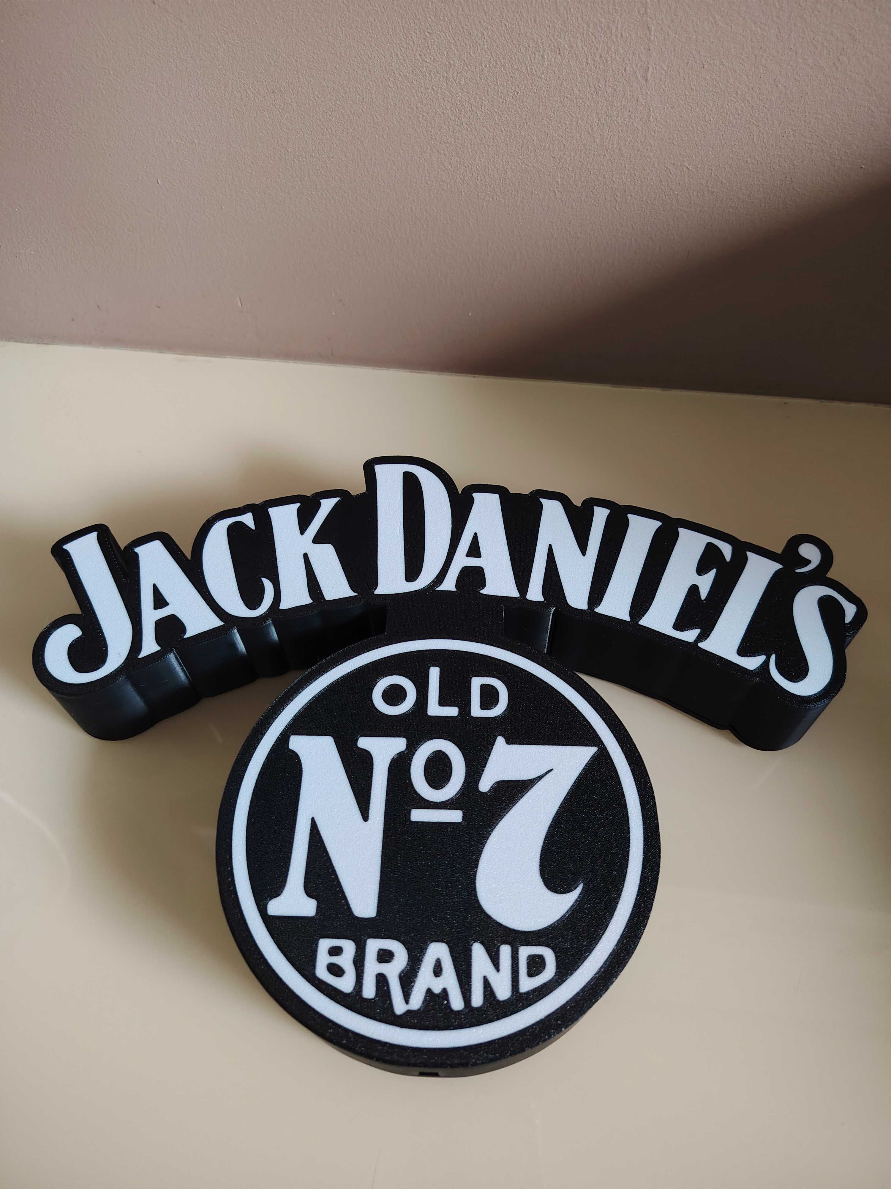 Wyjątkowa Lampka, Napis Jack Daniel's Old No. 7
