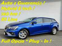 Renault Megane 1.6 E Tech Plug In Hybryda 160Km*RS Line Full Opcja*Gwarancja