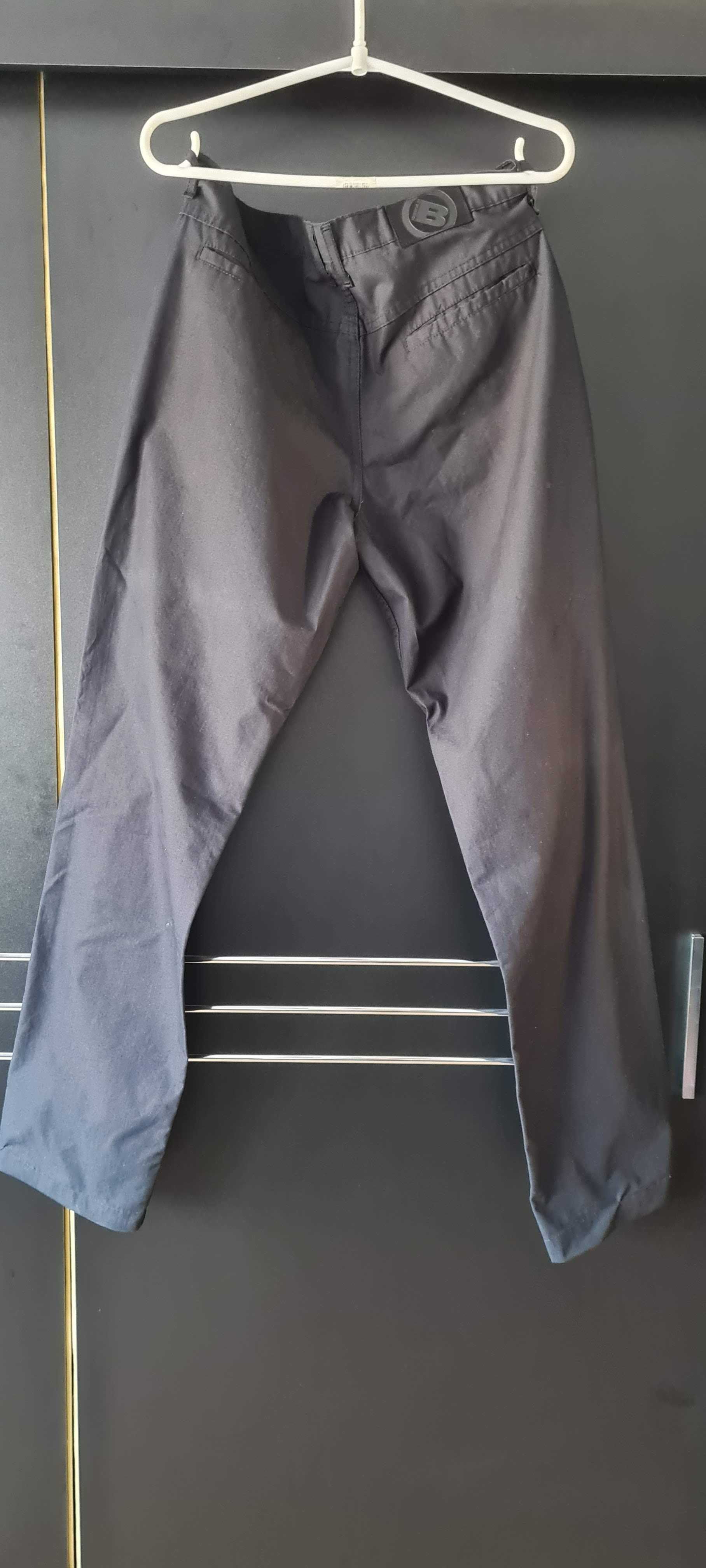 Czarne materiałowe spodnie męskie Bridle rozmiar 34