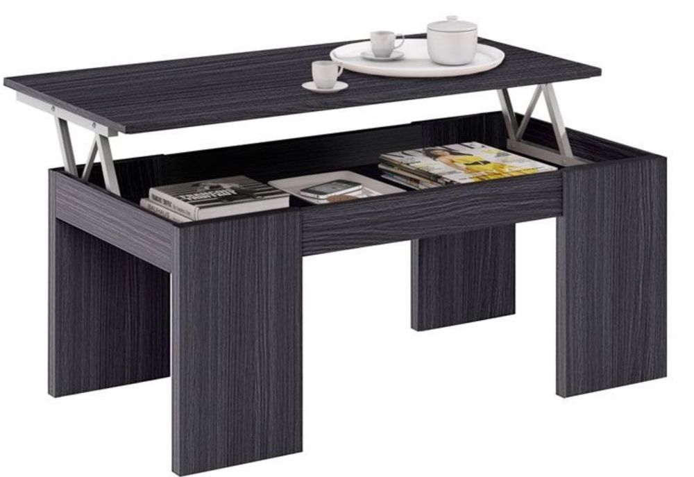 Mesa de centro Elevável 43x100x50 cm