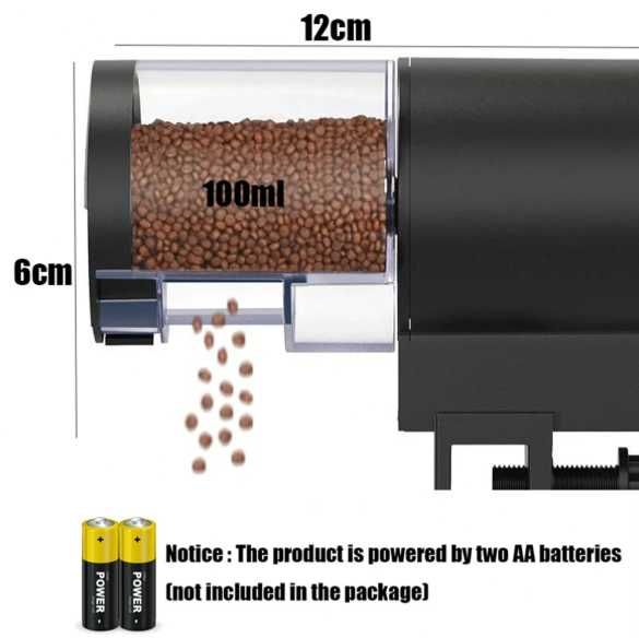 Karmnik automatyczny do akwarium - podajnik pokarmu - NOWY - 10szt
