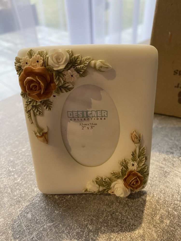 Porcelanowa mini ramka 3D