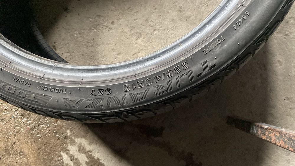 225.40.18 Bridgestone 2шт гума шини резина з Європи склад Харків 40 18