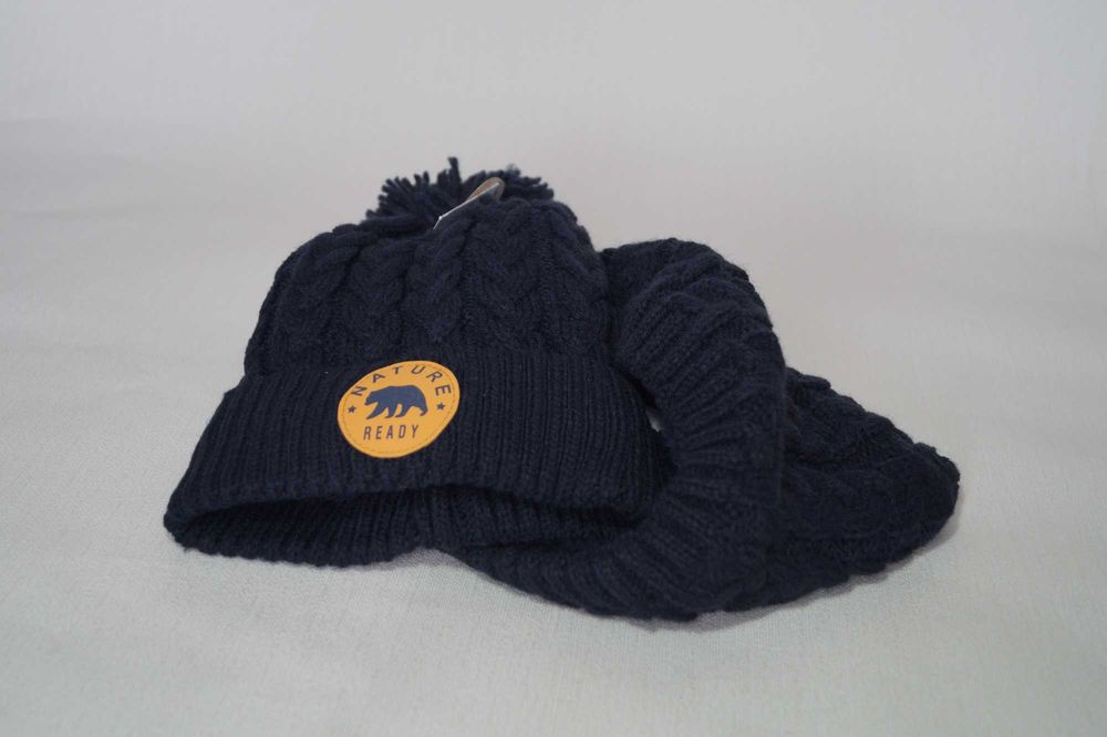 Комплект: шапка і шарф-снуд для хлопчика 2-3 роки