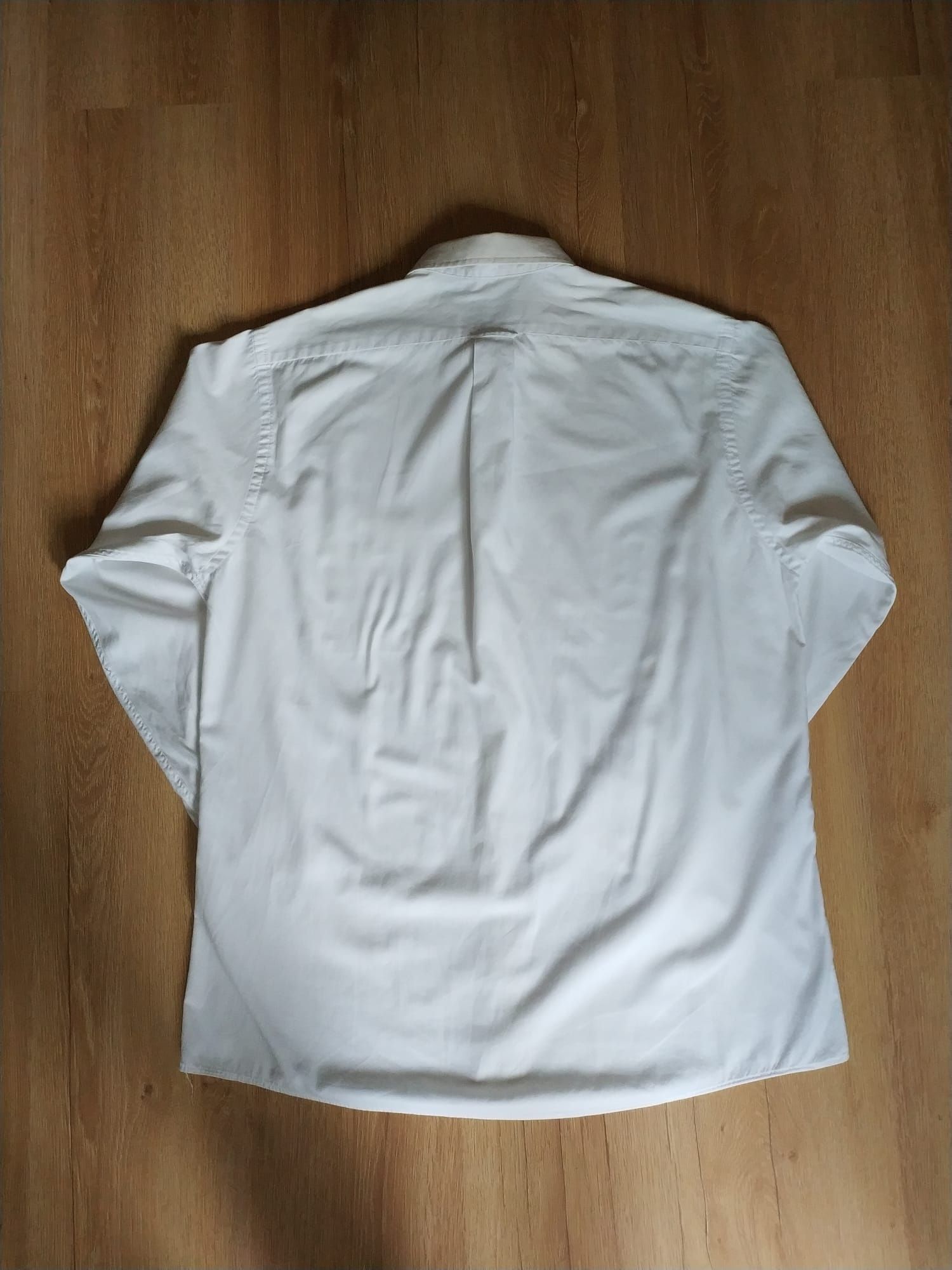 Elegancka biała męska koszula z dł. ręk. Pinpoint Oxfrod roz. XL, XXL