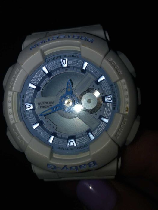 zegarek Casio Baby-g protection biały