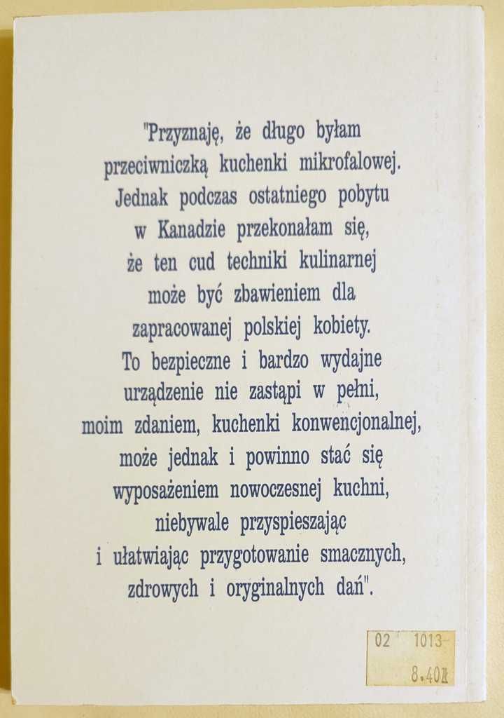 Gotujemy w kuchence mikrofalowej z Katarzyną Pospieszyńską