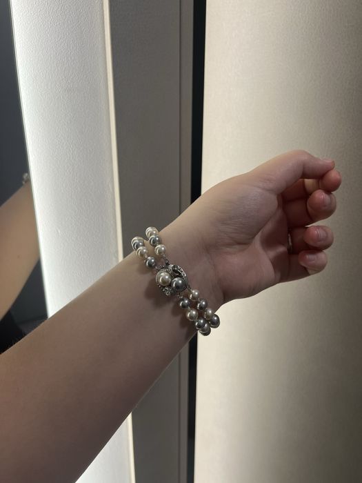 Рідкісне вінтажне перлинне намисто та браслет majorica, набір, лот