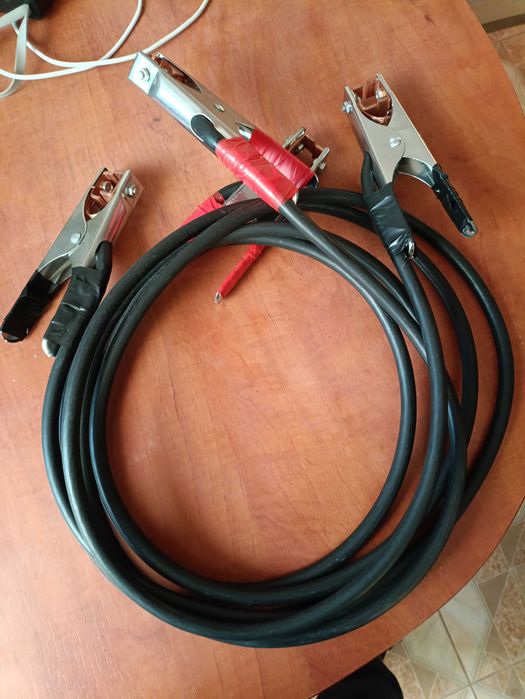Kable rozruchowe nowe 50mm2 prawdziwa miedź prasowane