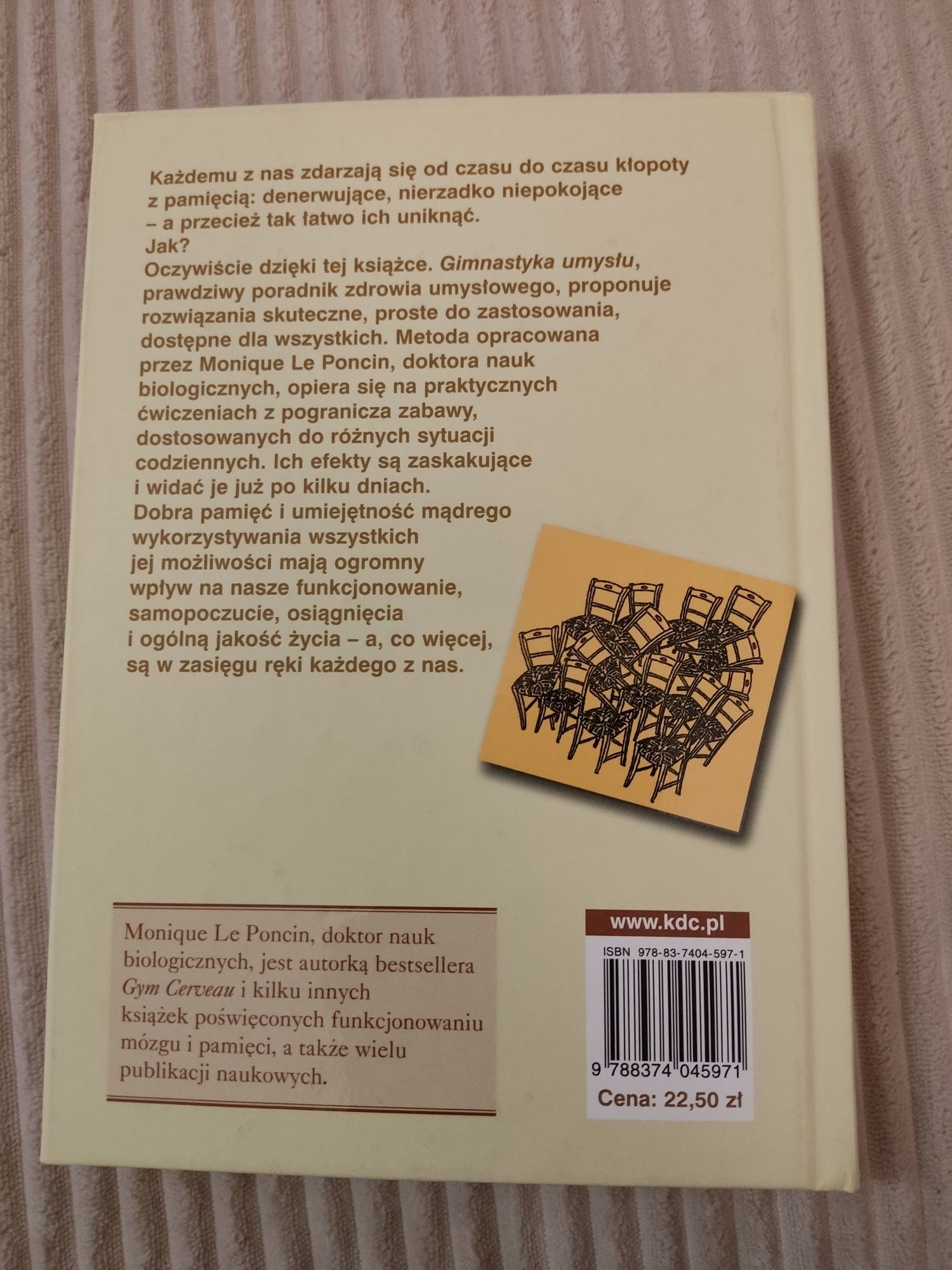 Książka Gimnastyka umysłu Jak ćwiczyć inteligencję Monique Le Poncin