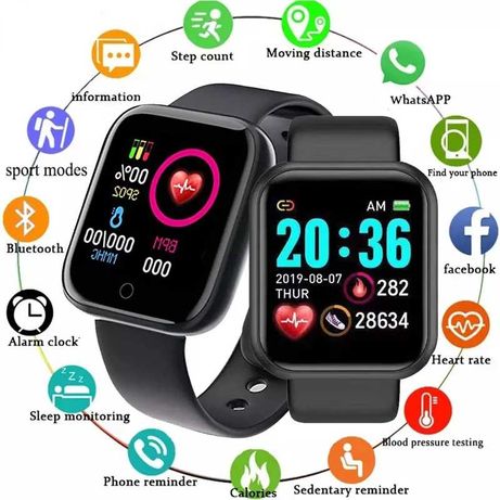 Smart watch D20s pro FIT PRO Розумний смарт годинник Чорного кольору