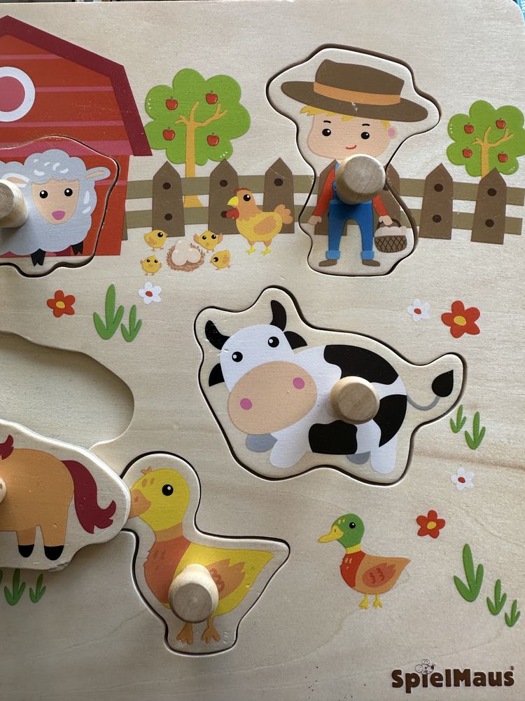 Sorter, ukladanka, puzzel dla dzieci drewniane