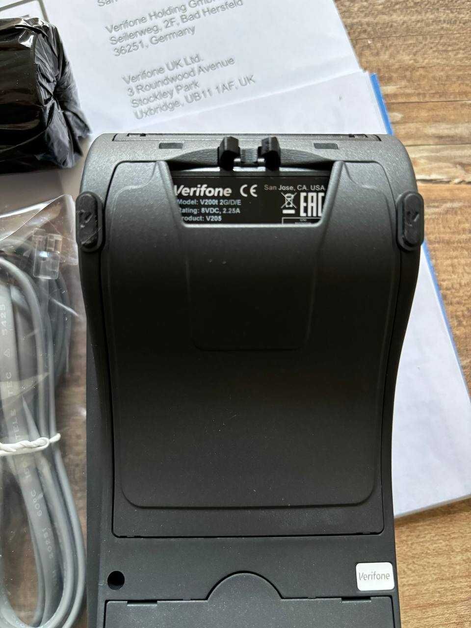 Термінал Verifone V200t 2G/D/E