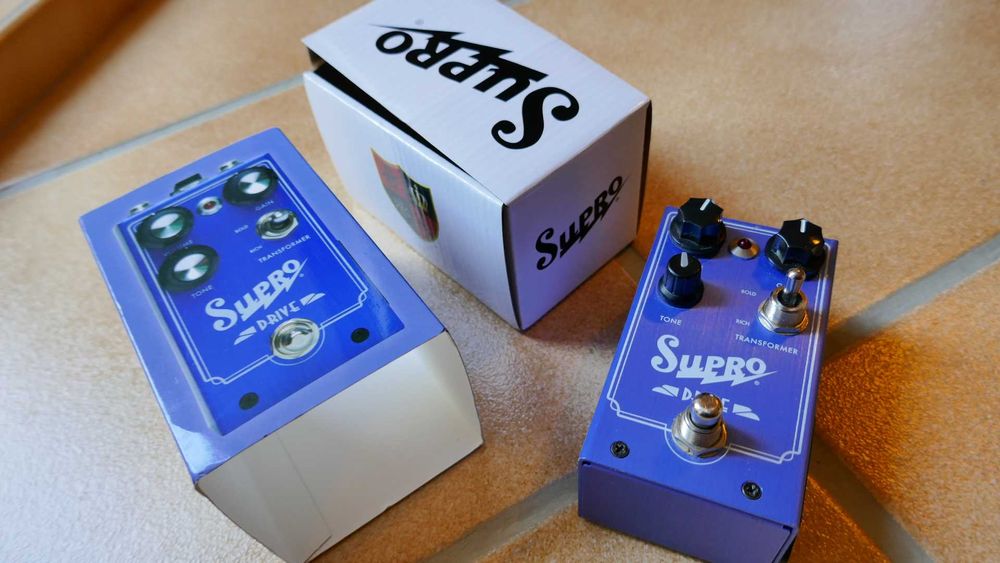 Pedal de overdrive/distortion Supro Drive