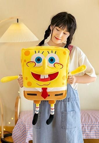 М'яка іграшка Губка Боб 3D. Мягкая игрушка Губка Боб 3D.